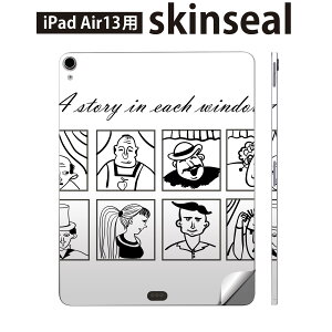 iPad Air13 �p �X�L���V�[�� �A�C�p�b�h �G�A 13�C���` �Ή� �S�ʃX�L���V�[�� �t�� �w�� ���� �ی�V�[�� �l�C �L�����N�^�[ �� �l�� 010568