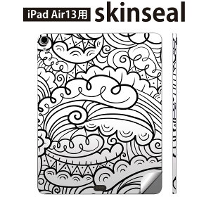 iPad Air13 �p �X�L���V�[�� �A�C�p�b�h �G�A 13�C���` �Ή� �S�ʃX�L���V�[�� �t�� �w�� ���� �ی�V�[�� �l�C �͗l ���m�g�[�� �h�� 011288