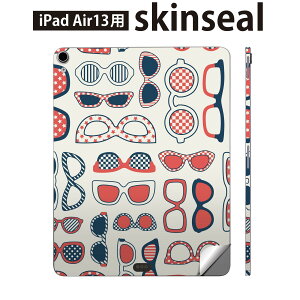 iPad Air13 用 スキンシール アイパッド エア 13インチ 対応 全面スキンシール フル 背面 側面 保護シール 人気 サングラス 眼鏡 おしゃれ 012746