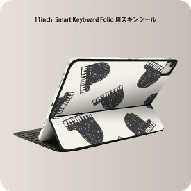 Smart Keyboard Folio 用 スキンシール 11インチ iPad Pro用 第1-4世代 iPad Air 第4-5世代 対応 全面スキンシール フル 前面 背面 保護シール 人気 010718 ピアノ　音楽　楽器
