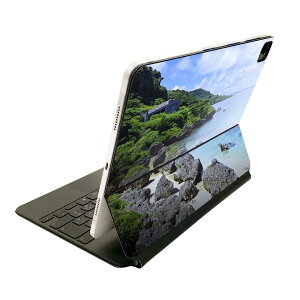 Magic Keyboard 12.9インチ iPad Pro(第4世代、第5世代、第6世代)対応 apple アップル アイパッド 全面スキンシール フル 前面 背面 保護シール 人気 海 自然 000057