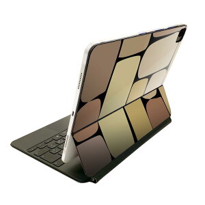 Magic Keyboard 用 スキンシール 11インチ iPad Pro用 第1-4世代 iPad Air 第4-5世代 対応 全面スキンシール フル 前面 背面 保護シール 人気 000364 木目 粘土 茶色
