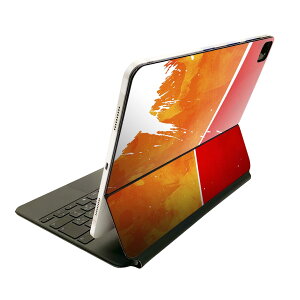 Magic Keyboard 12.9�C���` iPad Pro�i��4����A��5����A��6����j�Ή� apple �A�b�v�� �A�C�p�b�h �S�ʃX�L���V�[�� �t�� �O�� �w�� �ی�V�[�� �l�C �ԁ@�I�����W�@�͗l 001246