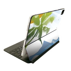Magic Keyboard 12.9インチ iPad Pro（第4世代、第5世代、第6世代）対応 apple アップル アイパッド　全面スキンシール フル 前面　背面 保護シール 人気 001381 南国　トロピカル　海