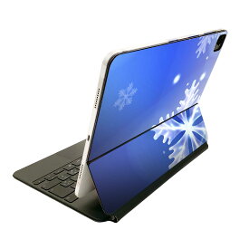 Magic Keyboard 用 スキンシール 11インチ iPad Pro用 第1-4世代 iPad Air 第4-5世代 対応 全面スキンシール フル 前面 背面 保護シール 人気 001455 雪　冬