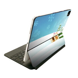 Magic Keyboard 用 スキンシール 11インチ iPad Pro用 第1-4世代 iPad Air 第4-5世代 対応 全面スキンシール フル 前面 背面 保護シール 人気 001463 雪　冬　景色