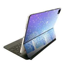 Magic Keyboard 用 スキンシール 11インチ iPad Pro用 第1-4世代 iPad Air 第4-5世代 対応 全面スキンシール フル 前面 背面 保護シール 人気 001466 雪　冬