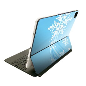 Magic Keyboard 用 スキンシール 11インチ iPad Pro用 第1-4世代 iPad Air 第4-5世代 対応 全面スキンシール フル 前面 背面 保護シール 人気 001470 雪　冬