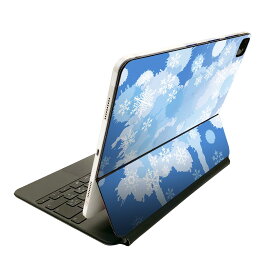 Magic Keyboard 用 スキンシール 11インチ iPad Pro用 第1-4世代 iPad Air 第4-5世代 対応 全面スキンシール フル 前面 背面 保護シール 人気 001471 雪　冬