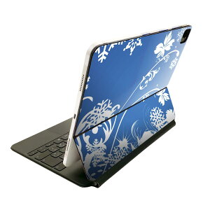 Magic Keyboard 12.9インチ iPad Pro(第4世代、第5世代、第6世代)対応 apple アップル アイパッド 全面スキンシール フル 前面 背面 保護シール 人気 001481 雪 冬