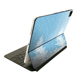 Magic Keyboard 用 スキンシール 11インチ iPad Pro用 第1-4世代 iPad Air 第4-5世代 対応 全面スキンシール フル 前面 背面 保護シール 人気 001486 雪　冬