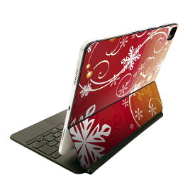 Magic Keyboard 用 スキンシール 11インチ iPad Pro用 第1-4世代 iPad Air 第4-5世代 対応 全面スキンシール フル 前面 背面 保護シール 人気 001518 雪　冬