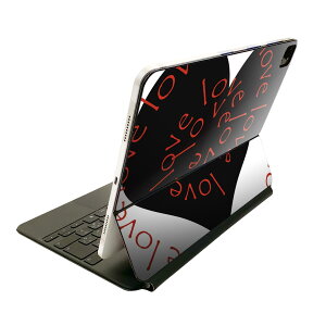 Magic Keyboard 12.9�C���` iPad Pro�i��4����A��5����A��6����j�Ή� apple �A�b�v�� �A�C�p�b�h�@�S�ʃX�L���V�[�� �t�� �O�ʁ@�w�� �ی�V�[�� �l�C 001555 �n�[�g�@���u