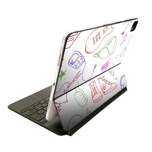 Magic Keyboard 12.9�C���` iPad Pro�i��4����A��5����A��6����j�Ή� apple �A�b�v�� �A�C�p�b�h�@�S�ʃX�L���V�[�� �t�� �O�ʁ@�w�� �ی�V�[�� �l�C 002493 �J���t���@�C���X�g
