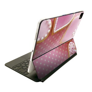 Magic Keyboard 12.9�C���` iPad Pro�i��4����A��5����A��6����j�Ή� apple �A�b�v�� �A�C�p�b�h �S�ʃX�L���V�[�� �t�� �O�� �w�� �ی�V�[�� �l�C �n�[�g�@�s���N�@�ʐ^ 002632