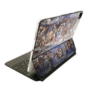 Magic Keyboard 12.9インチ iPad Pro(第4世代、第5世代、第6世代)対応 apple アップル アイパッド 全面スキンシール フル 前面 背面 保護シール 人気 人物 絵画 イラスト 003178