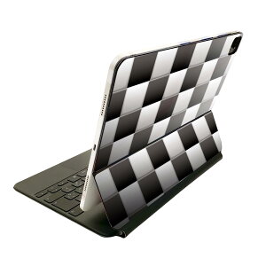 Magic Keyboard 用 スキンシール 11インチ iPad Pro用 第1-4世代 iPad Air 第4-5世代 対応 全面スキンシール フル 前面 背面 保護シール 人気 003457 シンプル 白 黒