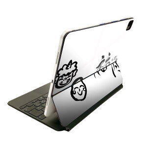 Magic Keyboard 用 スキンシール 11インチ iPad Pro用 第1-4世代 iPad Air 第4-5世代 対応 全面スキンシール フル 前面 背面 保護シール 人気 020609 マスク デザイン 節分 鬼 おたふく