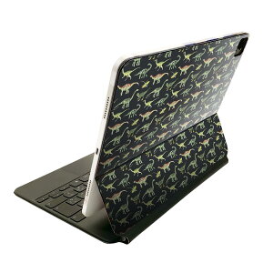 Magic Keyboard 12.9�C���` iPad Pro�i��4����A��5����A��6����j�Ή� apple �A�b�v�� �A�C�p�b�h �S�ʃX�L���V�[�� �t�� �O�� �w�� �ی�V�[�� �l�C ���� �_�C�i�\�[ Dinosaurs 020745