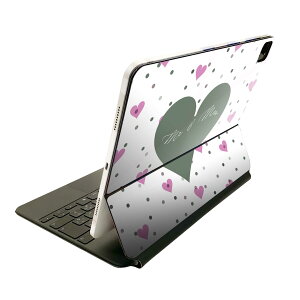 Magic Keyboard 12.9�C���` iPad Pro�i��4����A��5����A��6����j�Ή� apple �A�b�v�� �A�C�p�b�h�@�S�ʃX�L���V�[�� �t�� �O�ʁ@�w�� �ی�V�[�� �l�C 022935 �n�[�g�@�����@�h�b�g��