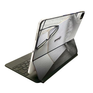 Magic Keyboard 12.9インチ iPad Pro(第4世代、第5世代、第6世代)対応 apple アップル アイパッド 全面スキンシール フル 前面 背面 保護シール 人気 023144 眼鏡 モノクロ 写真