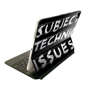 Magic Keyboard 用 スキンシール 11インチ iPad Pro用 第1-4世代 iPad Air 第4-5世代 対応 全面スキンシール フル 前面 背面 保護シール 人気 025644 文字 ペイント 英字