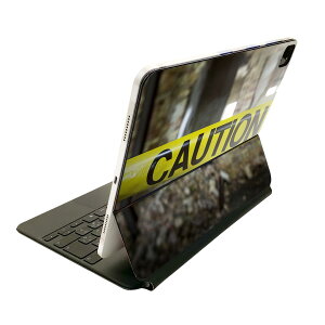 Magic Keyboard 用 スキンシール 11インチ iPad Pro用 第1-4世代 iPad Air 第4-5世代 対応 全面スキンシール フル 前面 背面 保護シール 人気 025941 注意 廃墟