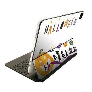Magic Keyboard p XLV[ 11C` iPad Prop 1-4 iPad Air 4-5 Ή SʃXLV[ t O w یV[ lC 026134 nEB ڂ@q@Halloween