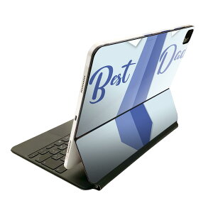 Magic Keyboard 12.9インチ iPad Pro(第4世代、第5世代、第6世代)対応 apple アップル アイパッド 全面スキンシール フル 前面 背面 保護シール 人気 026196 お父さん 父の日 ネクタイ スーツ