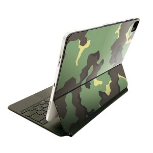 Magic Keyboard 12.9インチ iPad Pro(第4世代、第5世代、第6世代)対応 apple アップル アイパッド 全面スキンシール フル 前面 背面 保護シール 人気 004275 迷彩 カモフラ 模様