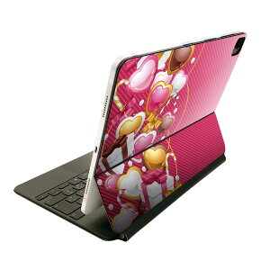 Magic Keyboard 12.9�C���` iPad Pro�i��4����A��5����A��6����j�Ή� apple �A�b�v�� �A�C�p�b�h�@�S�ʃX�L���V�[�� �t�� �O�ʁ@�w�� �ی�V�[�� �l�C 005235 �n�[�g�@�v���[���g�@��