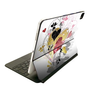Magic Keyboard 12.9�C���` iPad Pro�i��4����A��5����A��6����j�Ή� apple �A�b�v�� �A�C�p�b�h�@�S�ʃX�L���V�[�� �t�� �O�ʁ@�w�� �ی�V�[�� �l�C 005586 �n�[�g�@��