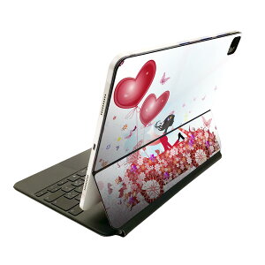 Magic Keyboard 12.9�C���` iPad Pro�i��4����A��5����A��6����j�Ή� apple �A�b�v�� �A�C�p�b�h�@�S�ʃX�L���V�[�� �t�� �O�ʁ@�w�� �ی�V�[�� �l�C 005704 �n�[�g�@�ԁ@�l��