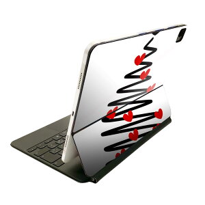 Magic Keyboard 12.9�C���` iPad Pro�i��4����A��5����A��6����j�Ή� apple �A�b�v�� �A�C�p�b�h�@�S�ʃX�L���V�[�� �t�� �O�ʁ@�w�� �ی�V�[�� �l�C 005797 �n�[�g�@�c���[