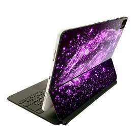 Magic Keyboard 12.9インチ iPad Pro（第4世代、第5世代、第6世代）対応 apple アップル アイパッド　全面スキンシール フル 前面　背面 保護シール 人気 005914 唇　くちびる　ピンク　紫