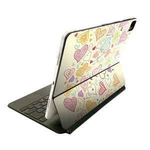 Magic Keyboard 12.9�C���` iPad Pro�i��4����A��5����A��6����j�Ή� apple �A�b�v�� �A�C�p�b�h�@�S�ʃX�L���V�[�� �t�� �O�ʁ@�w�� �ی�V�[�� �l�C 005983 �n�[�g�@�J���t��