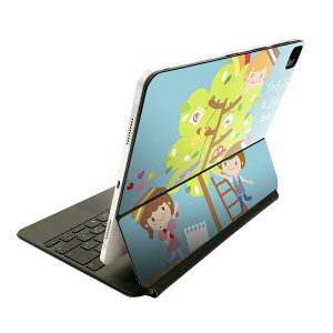 Magic Keyboard 12.9�C���` iPad Pro�i��4����A��5����A��6����j�Ή� apple �A�b�v�� �A�C�p�b�h �S�ʃX�L���V�[�� �t�� �O�� �w�� �ی�V�[�� �l�C �L�����N�^�[�@�C���X�g 006287