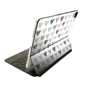 Magic Keyboard 12.9�C���` iPad Pro�i��4����A��5����A��6����j�Ή� apple �A�b�v�� �A�C�p�b�h�@�S�ʃX�L���V�[�� �t�� �O�ʁ@�w�� �ی�V�[�� �l�C 006377 �n�[�g�@�͗l