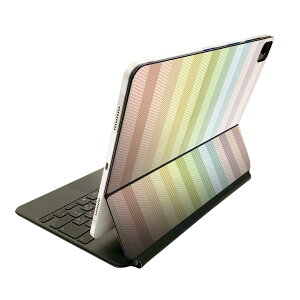 Magic Keyboard 12.9�C���` iPad Pro�i��4����A��5����A��6����j�Ή� apple �A�b�v�� �A�C�p�b�h �S�ʃX�L���V�[�� �t�� �O�� �w�� �ی�V�[�� �l�C �X�g���C�v�@�J���t���@�͗l 006551