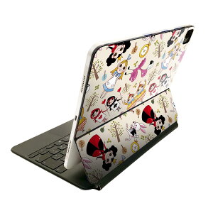 Magic Keyboard 用 スキンシール 11インチ iPad Pro用 第1-4世代 iPad Air 第4-5世代 対応 全面スキンシール フル 前面 背面 保護シール 人気 006687 アリス イラスト