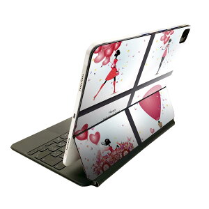 Magic Keyboard 12.9�C���` iPad Pro�i��4����A��5����A��6����j�Ή� apple �A�b�v�� �A�C�p�b�h�@�S�ʃX�L���V�[�� �t�� �O�ʁ@�w�� �ی�V�[�� �l�C 006772 �n�[�g�@�l��