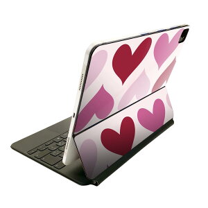 Magic Keyboard 12.9�C���` iPad Pro�i��4����A��5����A��6����j�Ή� apple �A�b�v�� �A�C�p�b�h �S�ʃX�L���V�[�� �t�� �O�� �w�� �ی�V�[�� �l�C �n�[�g�@�͗l 007011