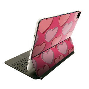 Magic Keyboard 12.9�C���` iPad Pro�i��4����A��5����A��6����j�Ή� apple �A�b�v�� �A�C�p�b�h�@�S�ʃX�L���V�[�� �t�� �O�ʁ@�w�� �ی�V�[�� �l�C 007128 �n�[�g�@�͗l