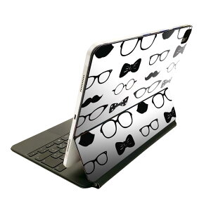 Magic Keyboard 12.9インチ iPad Pro(第4世代、第5世代、第6世代)対応 apple アップル アイパッド 全面スキンシール フル 前面 背面 保護シール 人気 007159 眼鏡 模様