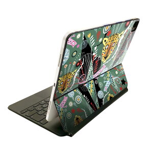 Magic Keyboard �p �X�L���V�[�� 11�C���` iPad Pro�p ��1-4���� iPad Air ��4-5���� �Ή� �S�ʃX�L���V�[�� �t�� �O�� �w�� �ی�V�[�� �l�C 007304 �q���E�@�^�@�J���t���@�͗l