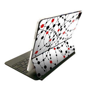 Magic Keyboard �p �X�L���V�[�� 11�C���` iPad Pro�p ��1-4���� iPad Air ��4-5���� �Ή� �S�ʃX�L���V�[�� �t�� �O�� �w�� �ی�V�[�� �l�C 007579 �ԁ@���b�h�@���@�u���b�N�@�͗l