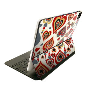 Magic Keyboard �p �X�L���V�[�� 11�C���` iPad Pro�p ��1-4���� iPad Air ��4-5���� �Ή� �S�ʃX�L���V�[�� �t�� �O�� �w�� �ی�V�[�� �l�C 007590 �n�[�g�@�ԁ@���b�h�@�͗l