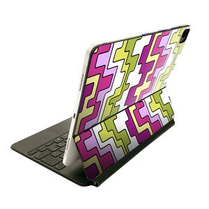Magic Keyboard �p �X�L���V�[�� 11�C���` iPad Pro�p ��1-4���� iPad Air ��4-5���� �Ή� �S�ʃX�L���V�[�� �t�� �O�� �w�� �ی�V�[�� �l�C 007603 �s���N�@�΁@�O���[���@�͗l