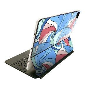Magic Keyboard 12.9�C���` iPad Pro�i��4����A��5����A��6����j�Ή� apple �A�b�v�� �A�C�p�b�h�@�S�ʃX�L���V�[�� �t�� �O�ʁ@�w�� �ی�V�[�� �l�C 007723 ���ʁ@�J���t���@�p�X�e���@�͗l