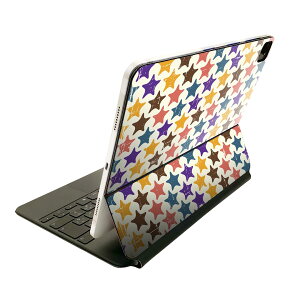 Magic Keyboard 12.9�C���` iPad Pro�i��4����A��5����A��6����j�Ή� apple �A�b�v�� �A�C�p�b�h�@�S�ʃX�L���V�[�� �t�� �O�ʁ@�w�� �ی�V�[�� �l�C 007757 ���@�X�^�[�@�J���t���@�͗l